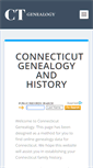 Mobile Screenshot of connecticutgenealogy.com